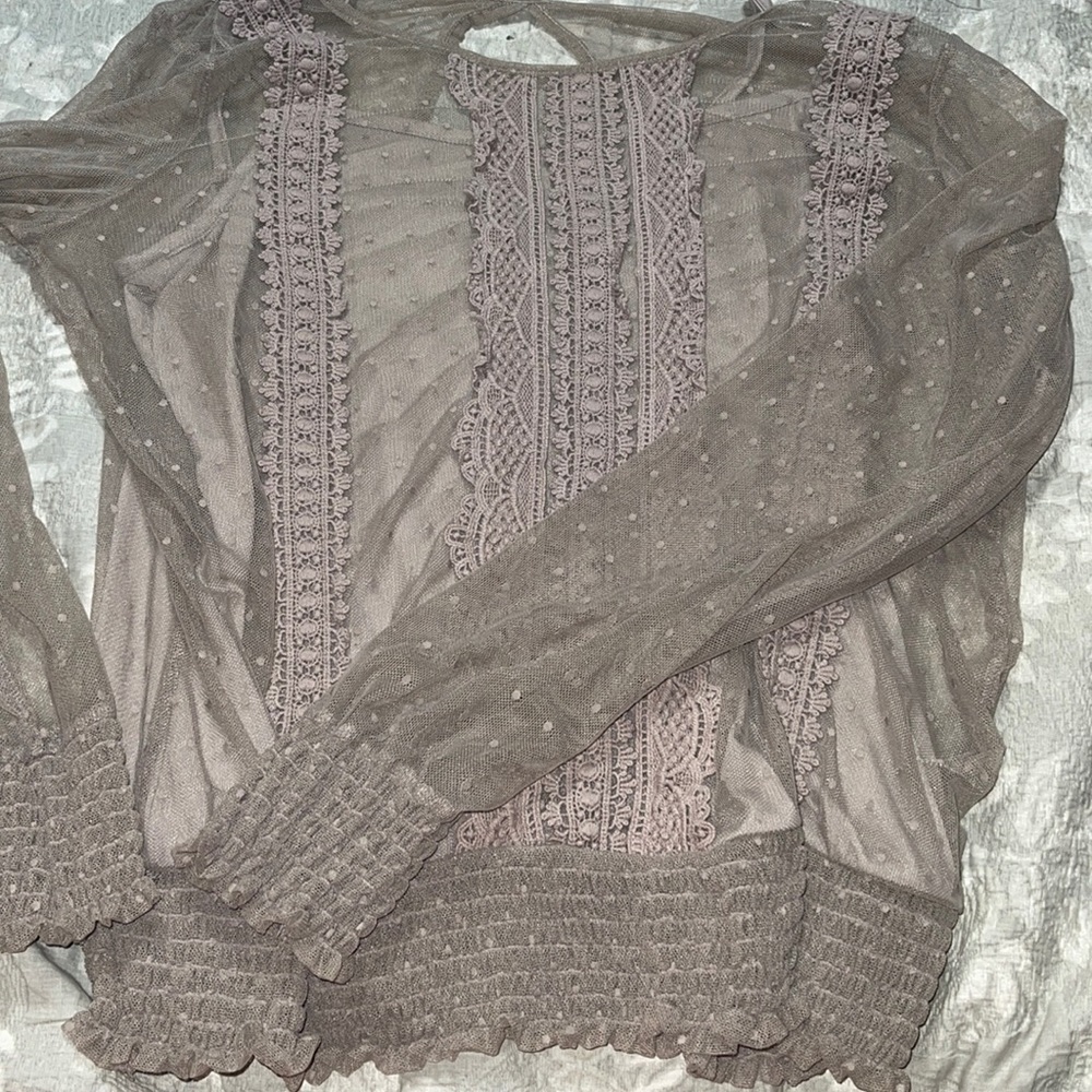 Sheer blouse